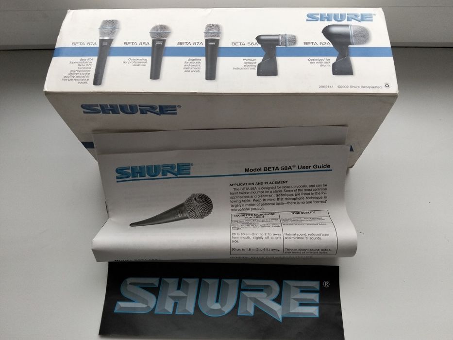 Мікрофон Shure beta 58-A