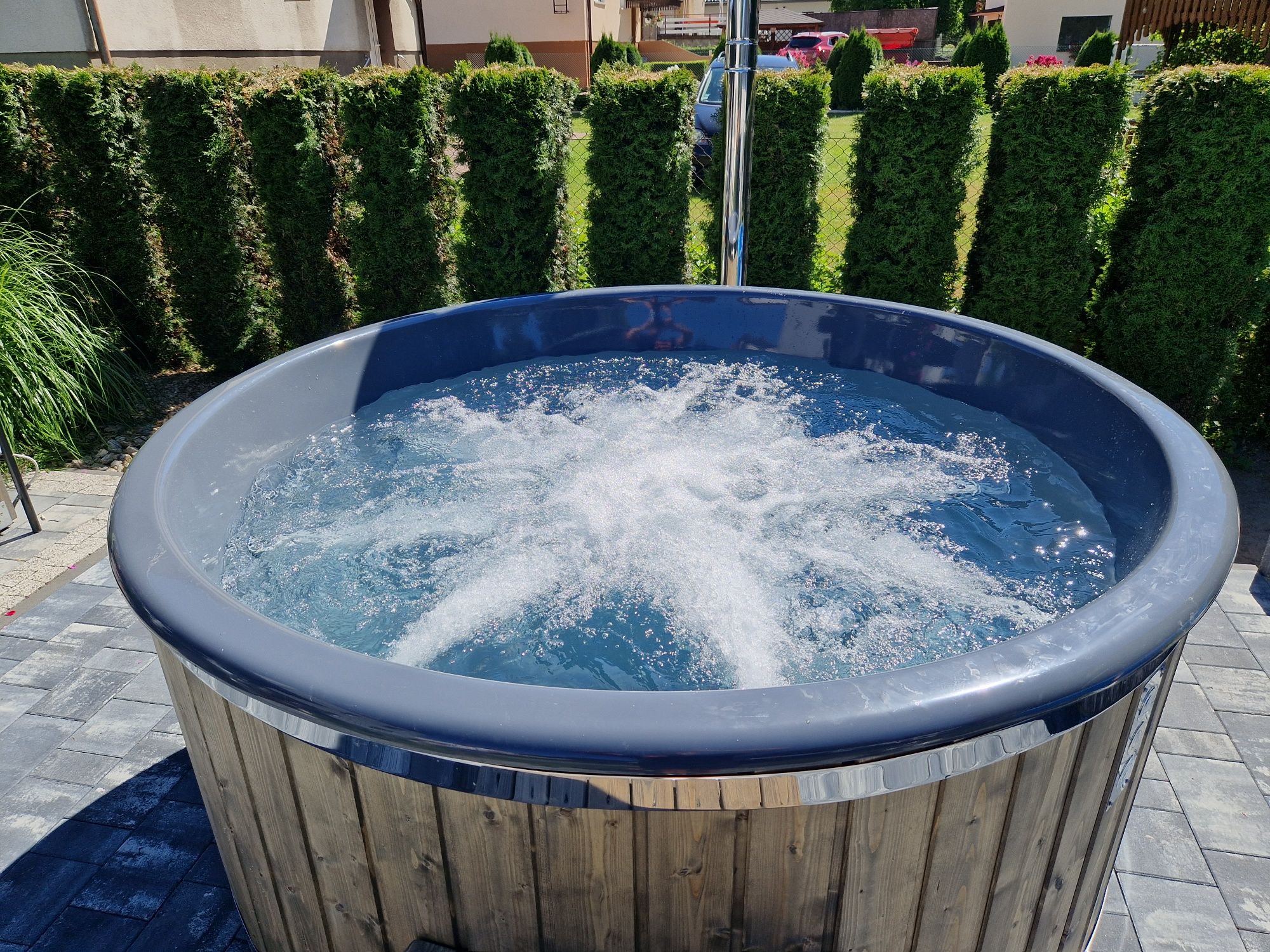 Balia bania ogrodowa CAŁA POLSKA OD REKI jacuzzi KOMPLETNA
