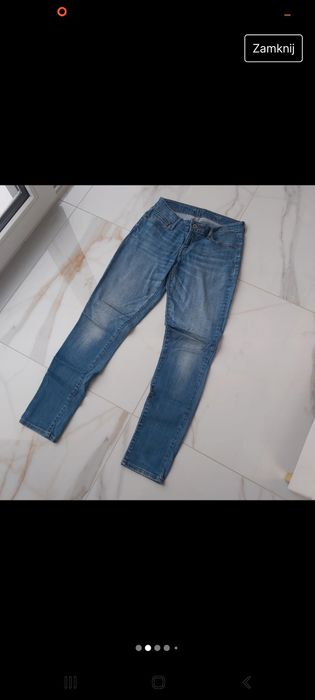 Jeansy spodnie Levi's Demi Curve W 26 L 32