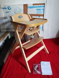 Krzesełko do karmienia Siedzenia dla Dziecka drewniane z drewna Roba