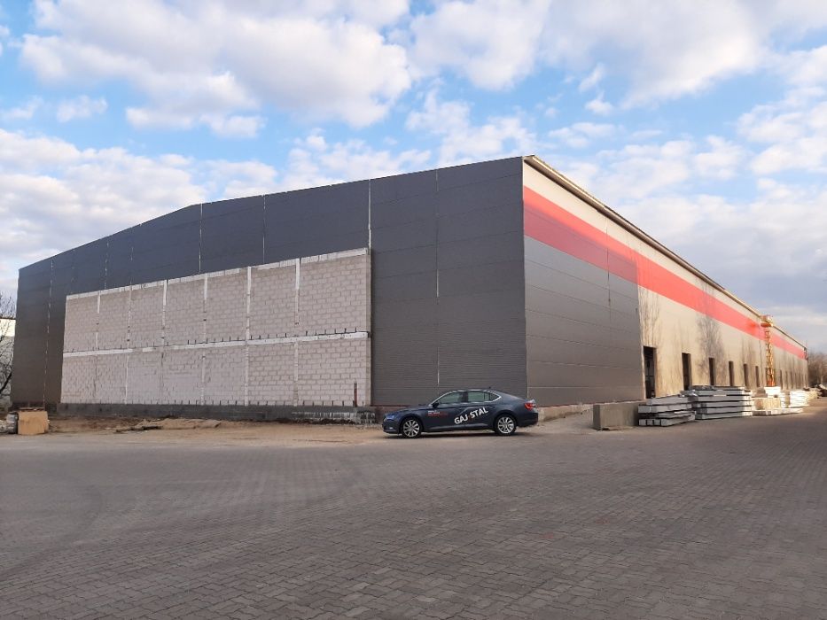 Hala stalowa magazyn 50 x 100 x 9m 5000m2