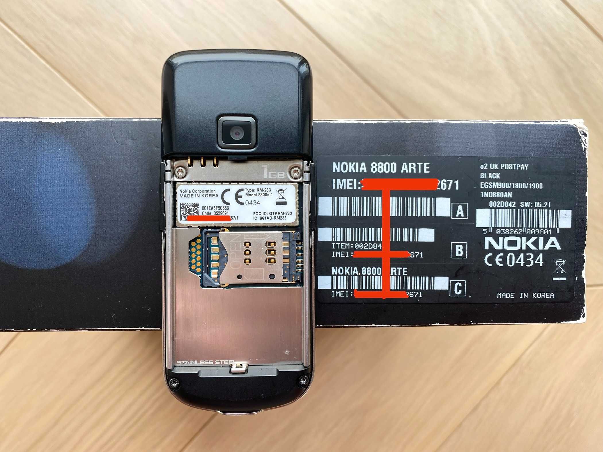 Nokia 8800 Arte Black - Оригінал ! vintage phone раритет ретро