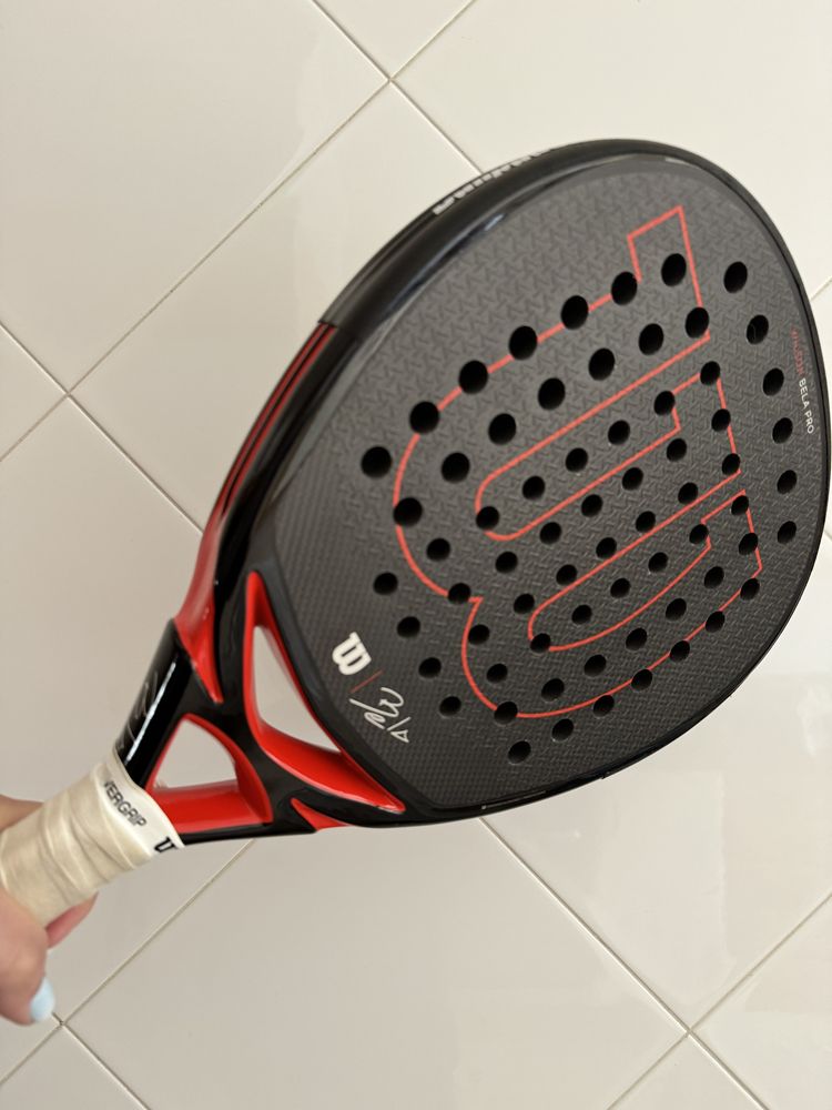 Raquete Wilson Bela Pro com proteção Bullpadel