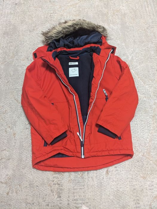 Kurtka zimowa h&m 128cm wodoodporna