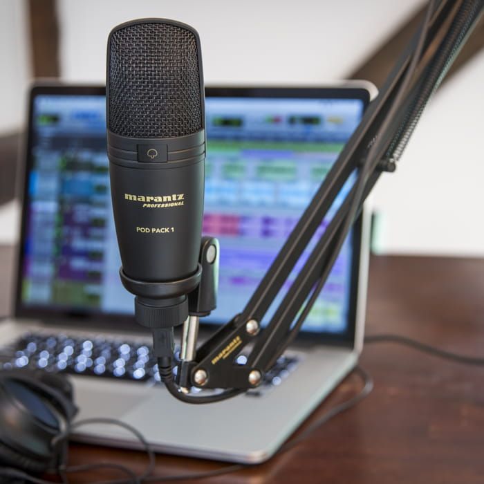 Marantz Pod Pack 1 - mikrofon USB z uchwytem statywem ramieniem