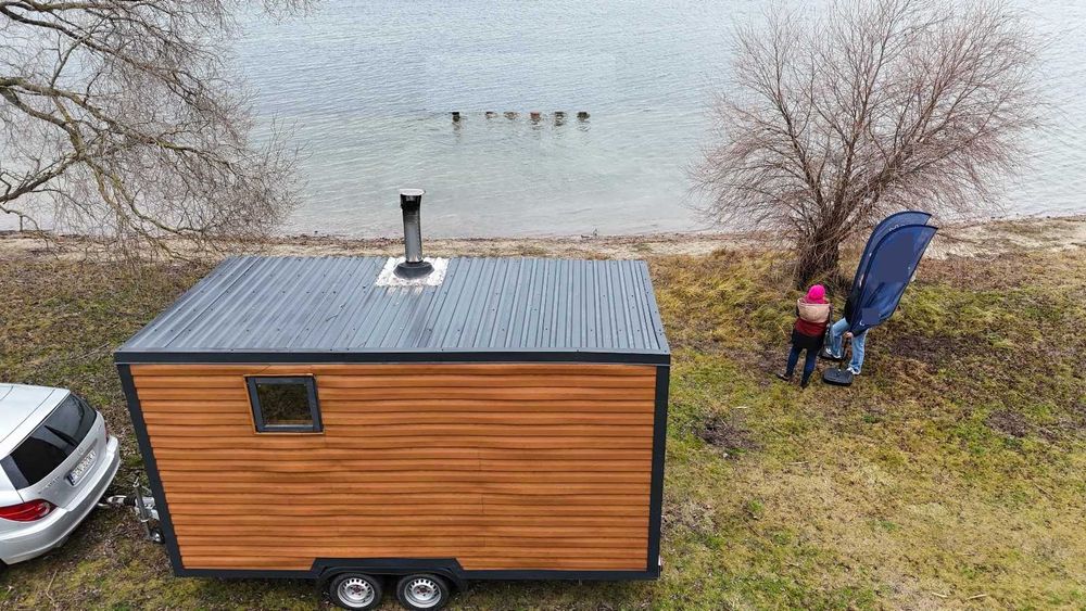 Sauna mobilna na wynajem 8 osobowa