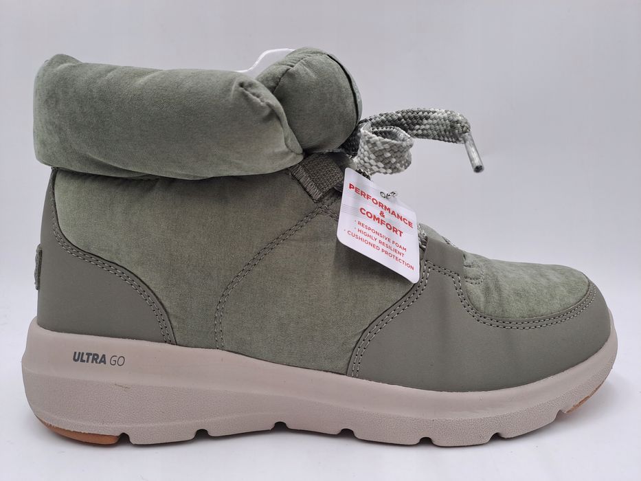 Damskie Buty Zimowe Skechers Glacial Ultra - Trend Up | Rozmiar 38