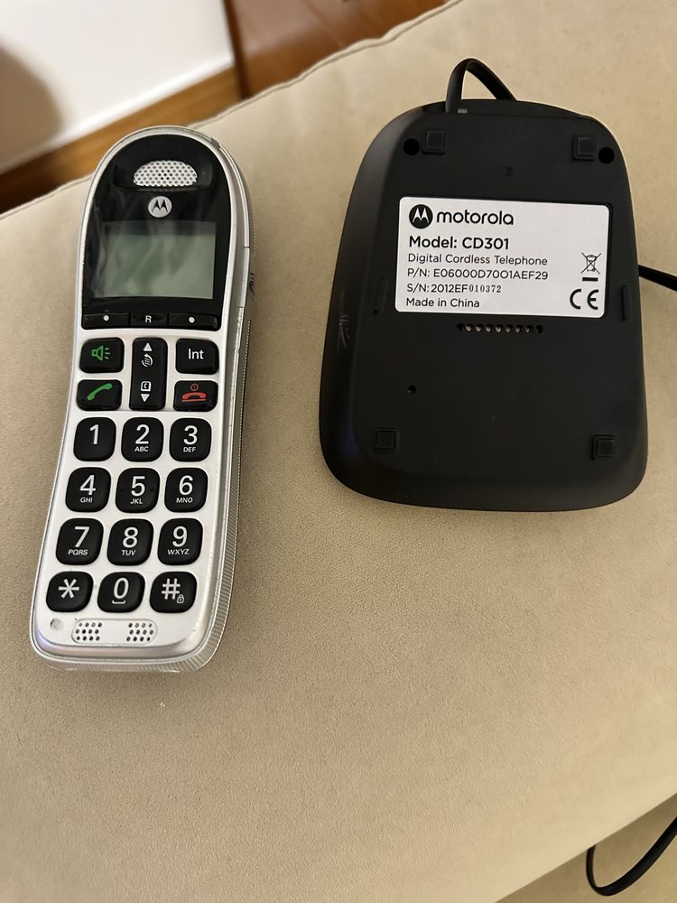 Telefone fixo portátil SÉNIOR MOTOROLA