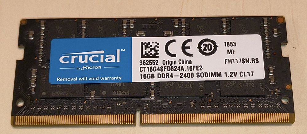 Pamięć ram laptop dd4 16gb 2400