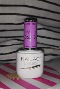 Lakier hybrydowy NaiLac 363 pastelowy wrzos 7 ml używany