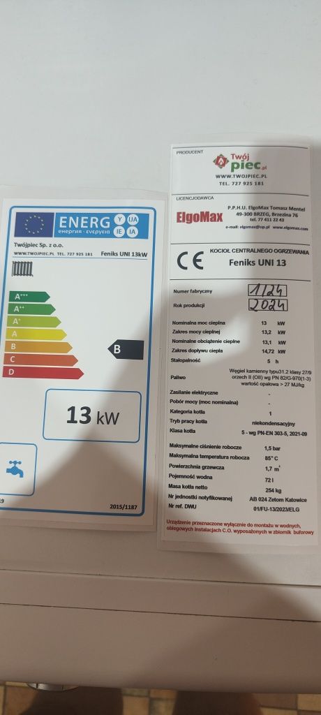 Piec 5 generacji Feniks