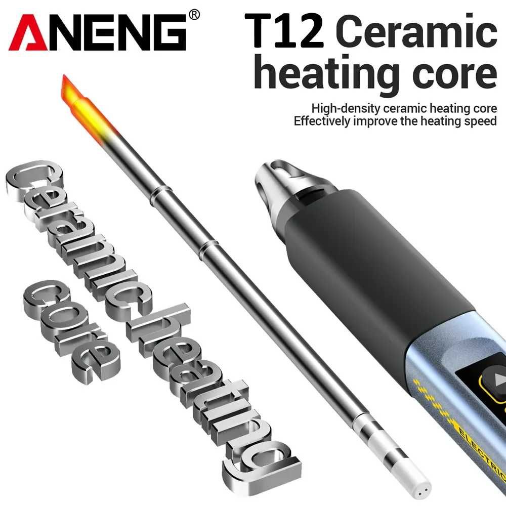 Паяльник ANENG SL108 96W Гарантія + Живлення і Футляр