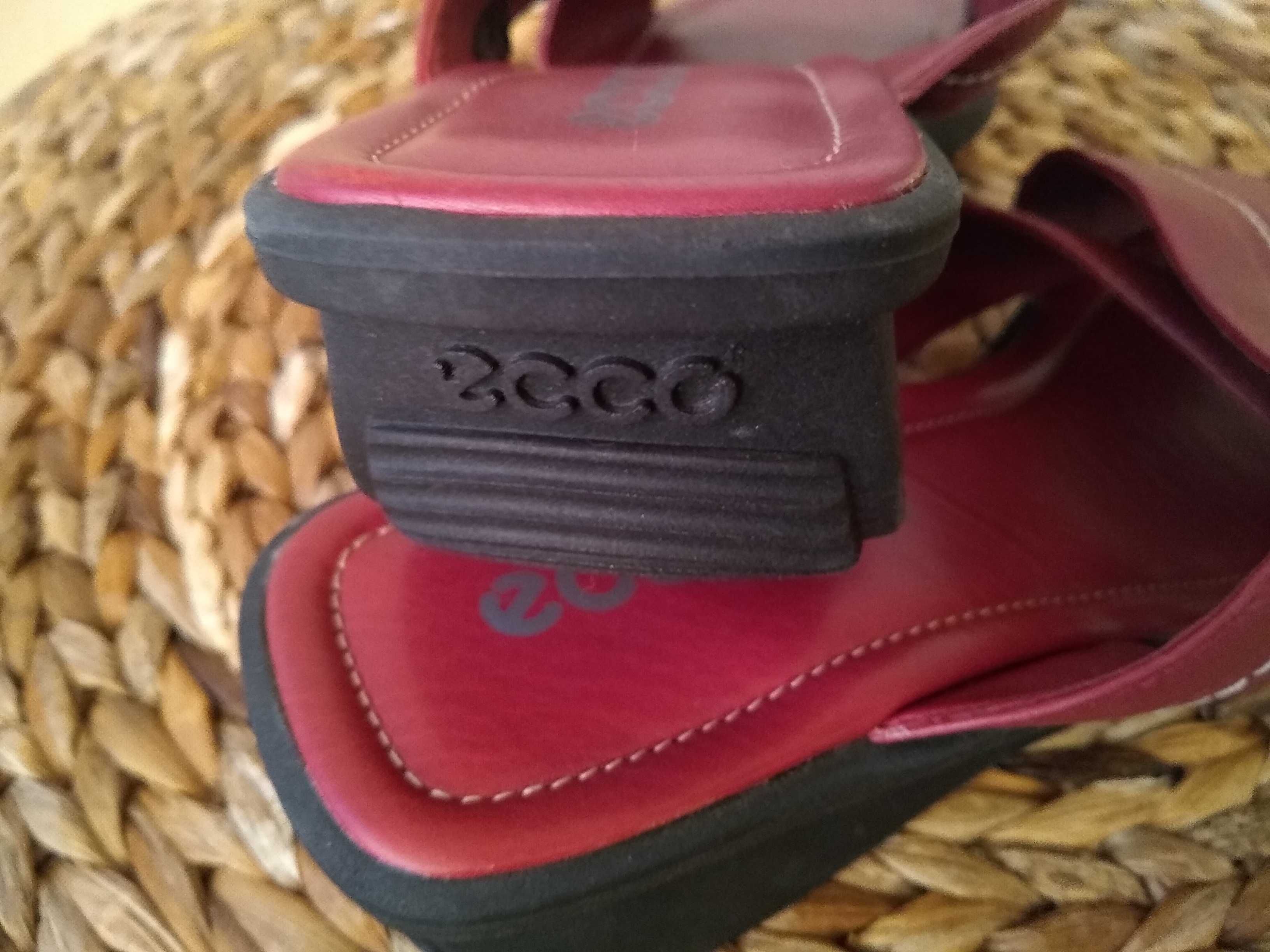 ECCO Damskie buty skórzane bez pięty, 100% Skóra, Rozmiar 40½ / 7 UK