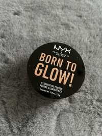 Rozświetlający puder do twarzy NYX Born to glow Eternal Glow