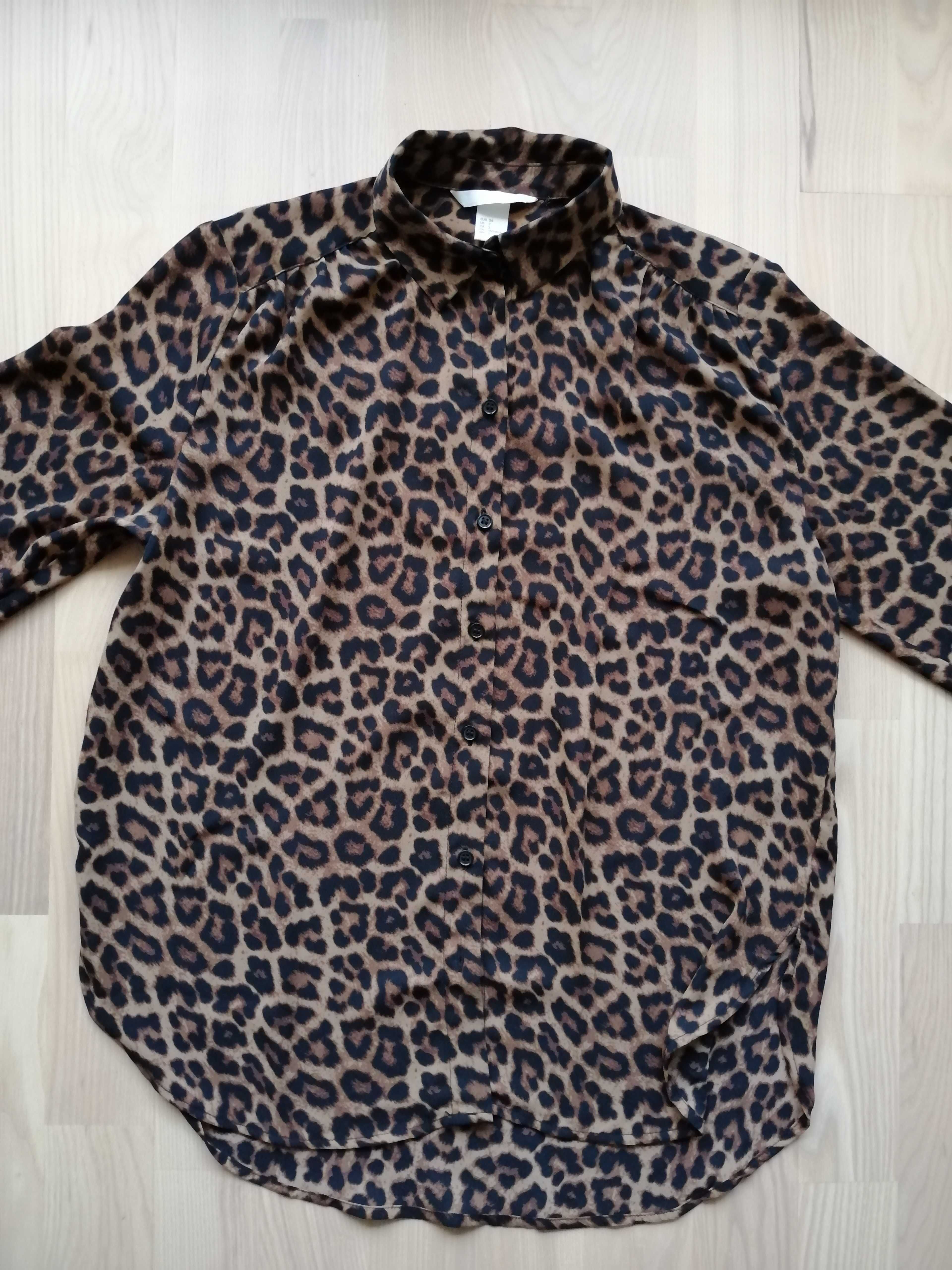 H&M HM koszula w panterke rozmiar 34 / XS