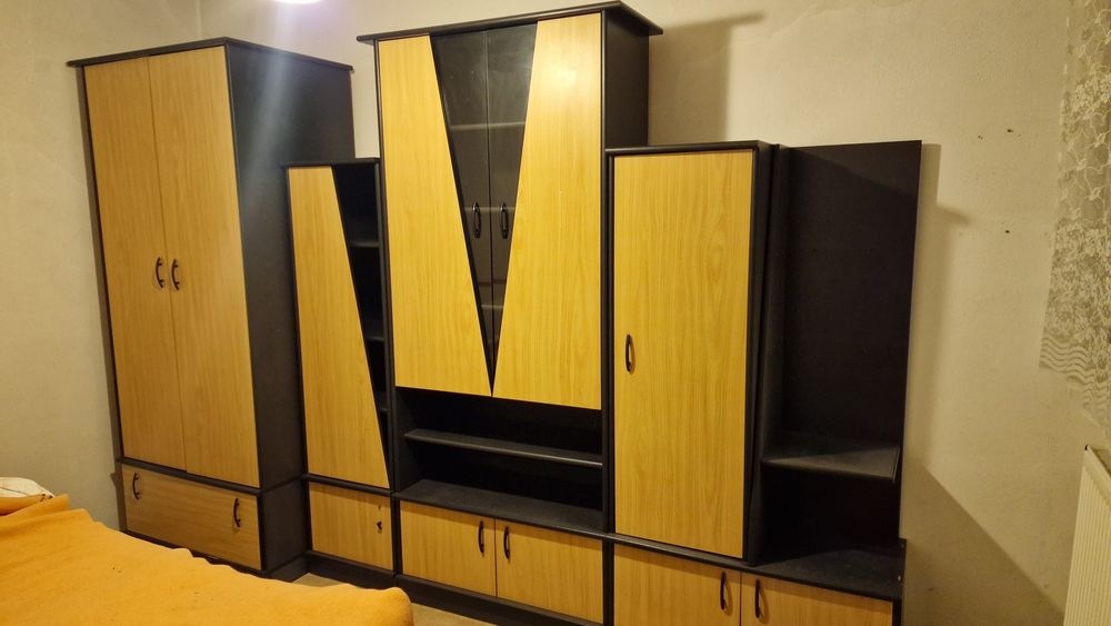 Łóżko, meble, zestaw mebli