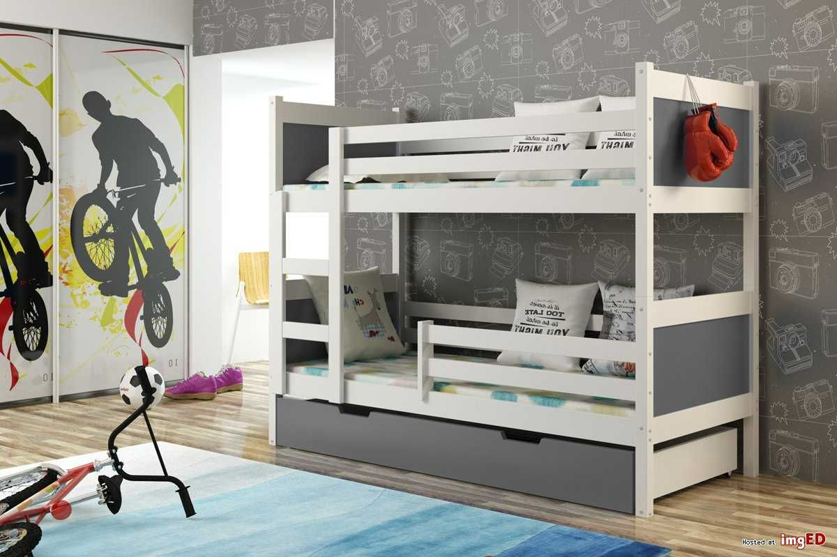Drewniane łóżko piętrowe dla dwójki dzieci LENA !