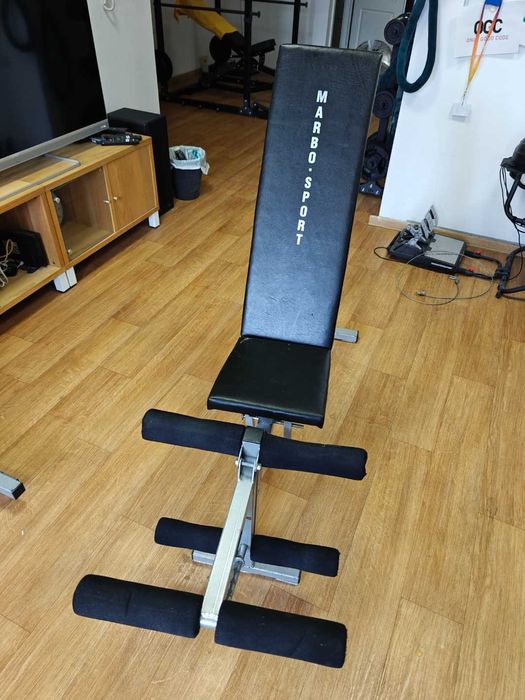 Duży zestaw - ławka regulowana, wyciąg, modlitewnik, prasa, siłownia
