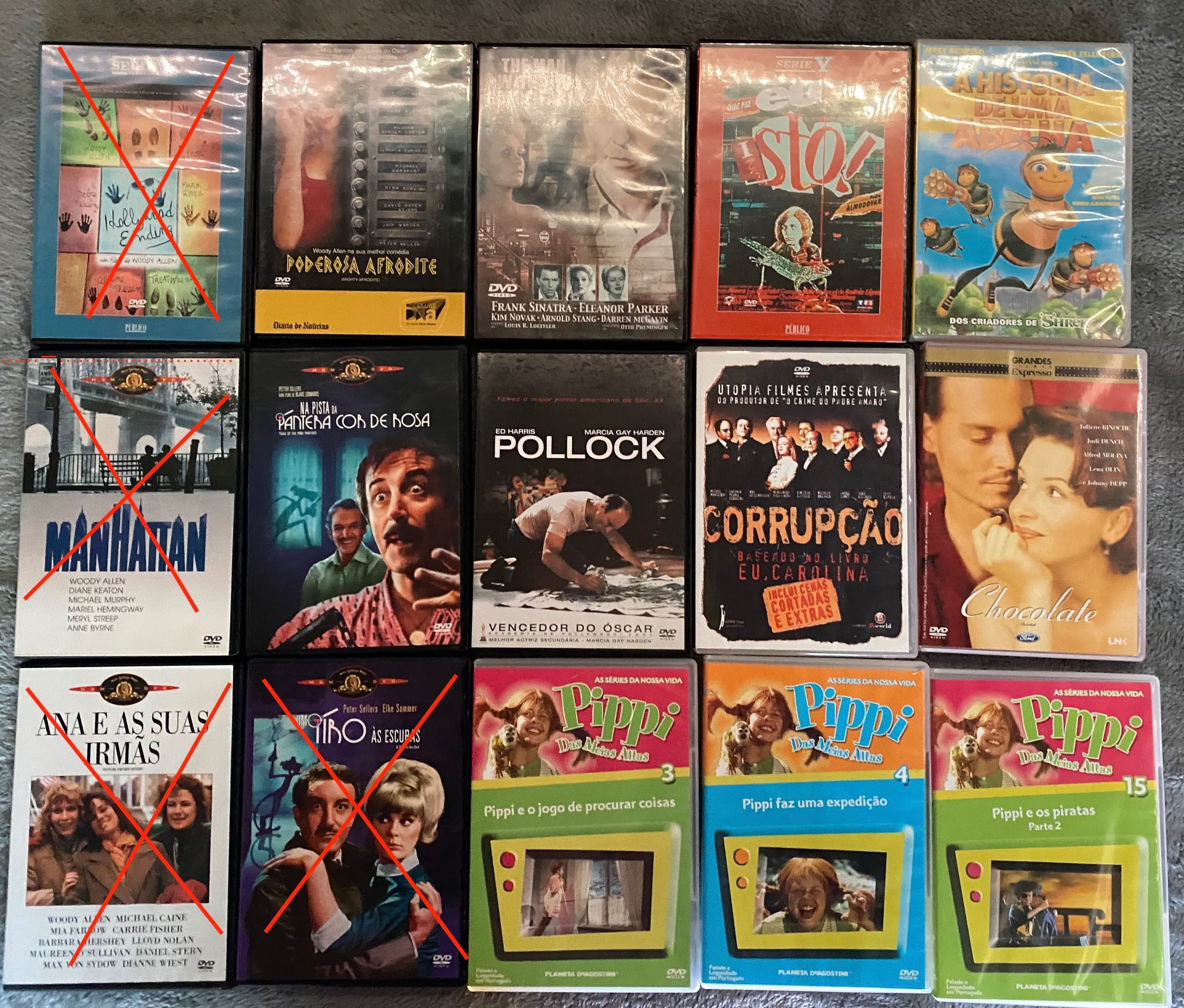 Vendo DVDs usados