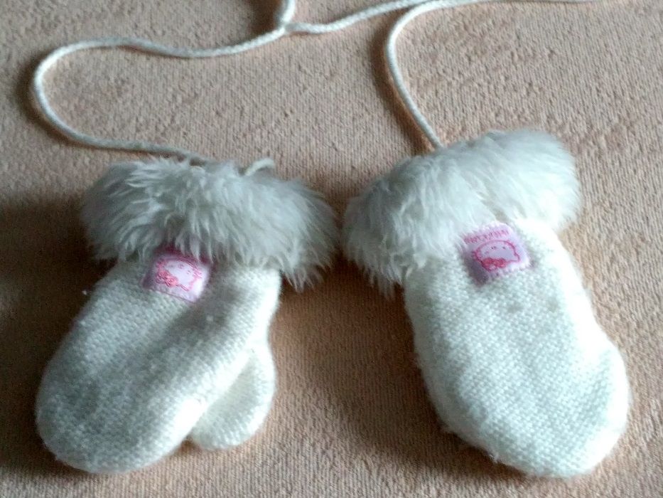 Hello Kitty rękawiczki ciepłe zimowe