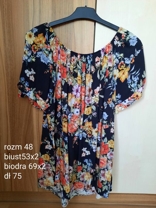 Bluzka krótki rękaw rozm 48