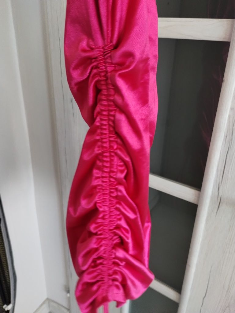 Imprezowa sukienka obcisła h&m XS z drapowaniem