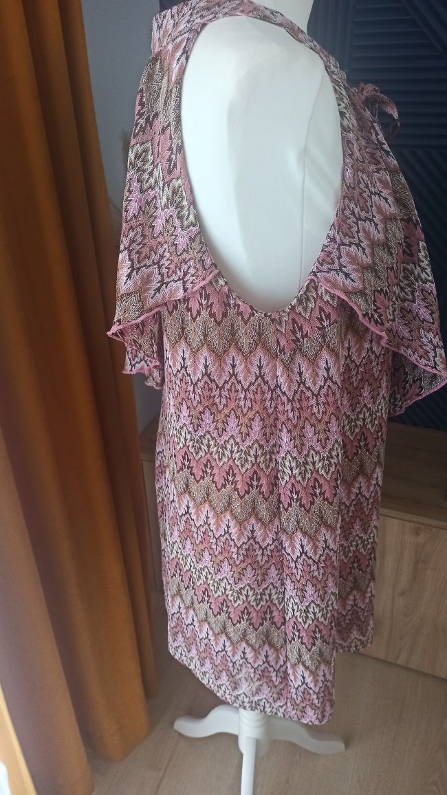 Letnia sukienka mini piękny print