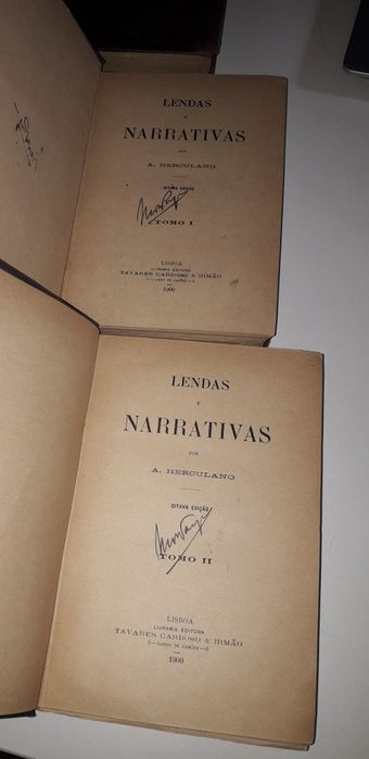 Opusculos / Lendas e Narrativas - Alexandre Herculano (séc. XIX)