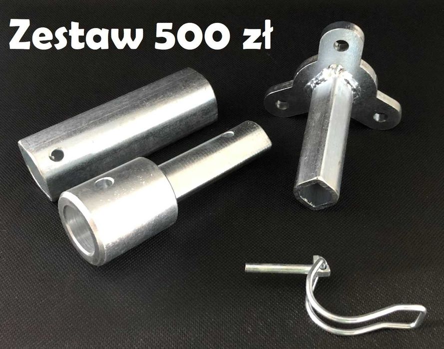 Zestaw łączników przekładni rozsiewacza Kverneland Vicon