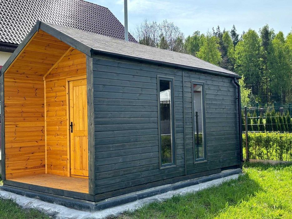 Nowoczesny domek ogrodowy Nowoczesna Stodoła 4x3 domek drewniany