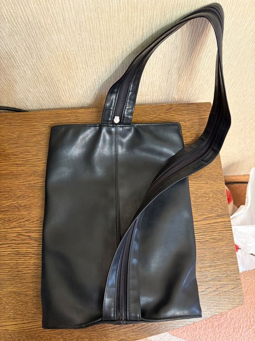 Сумка через плече шкіряна JM