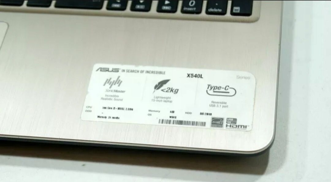 Laptop ASUS i3  4 GB RAM / 280 GB pamięć OKAZJA! TANIO!