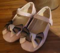 Buty balerinki pudrowy róż 24 dla dziewczynki