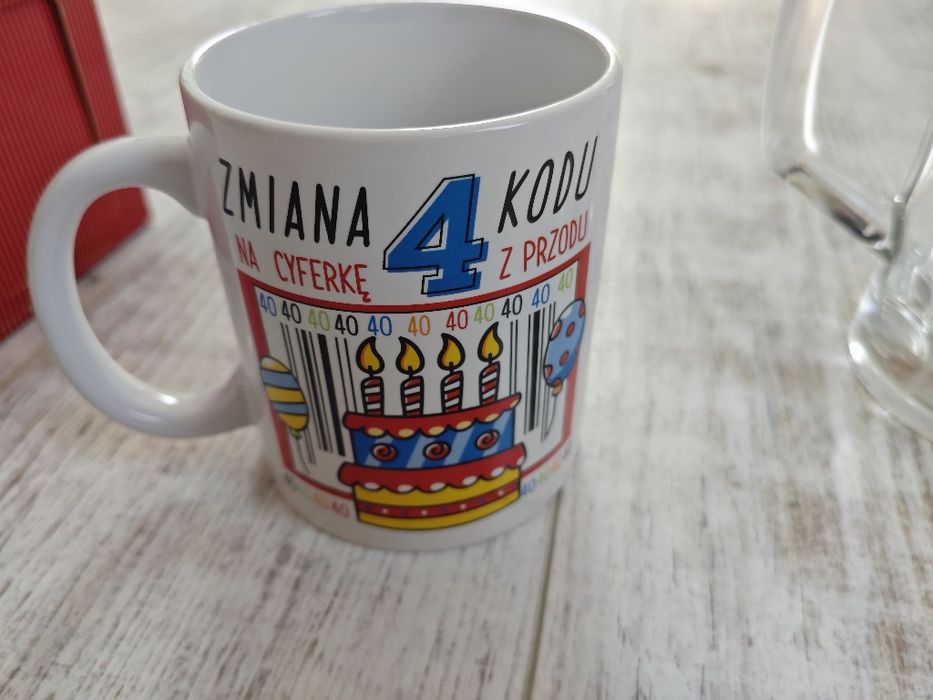 Nowy Kufel na piwo kubek na 40 lat