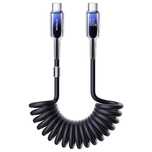 Kabel spiralny Joyroom S-A43 Crystal-Clear Series 60W USB-C - USB-C 1,