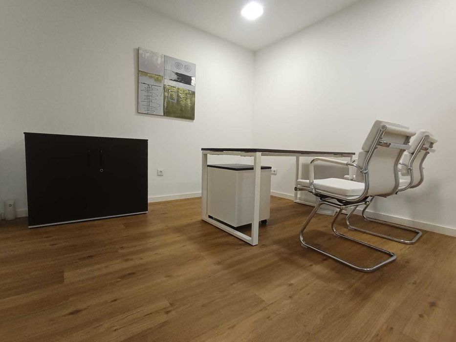 Conjunto: Mobiliário Escritório Moderno – Excelente Estado (Como Novo)