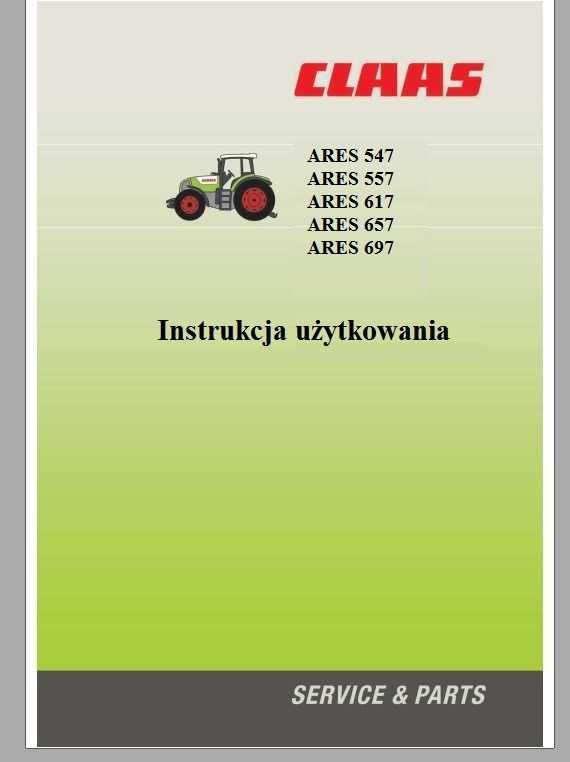 Instrukcja obsługi Claas Ares 547, 557, 617, 657, 697 PL