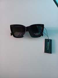 Okulary Prada przeciwsłoneczne polaryzacyjne damskie czarne