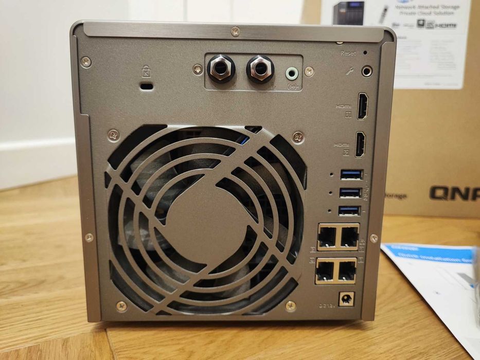 Serwer plików QNAP TS-453A, NAS, Intel CPU, 16GB RAM, 4x3TB WD, Pilot