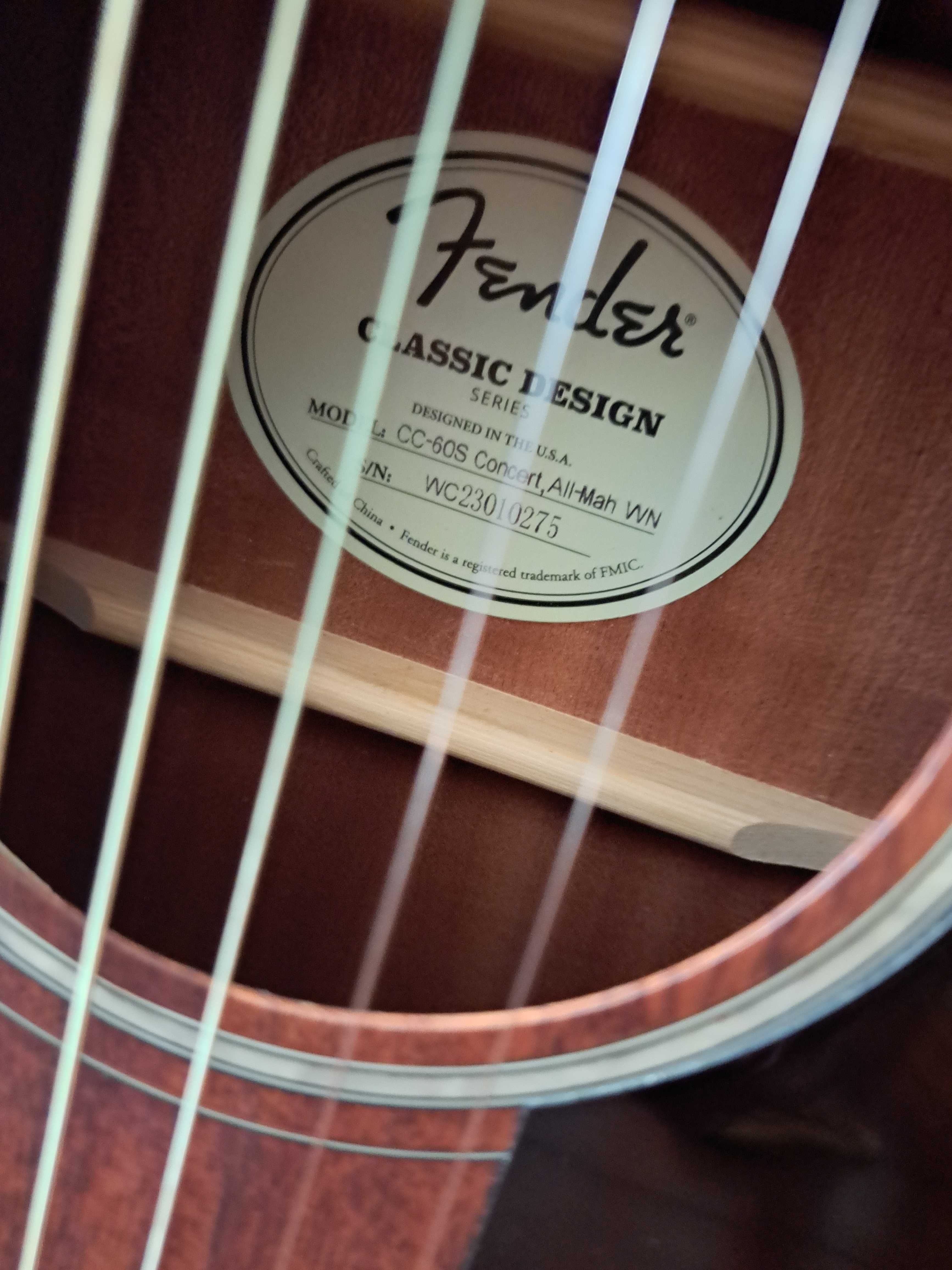 Guitarra acústica Fender modelo CC 60-S