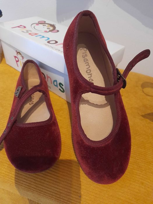 Sapatos sandalias Pisamonas Veludo Criança