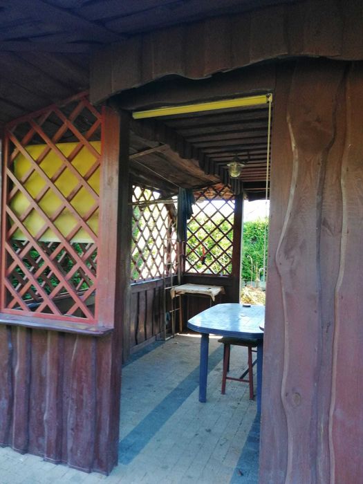 Działka ROD ,,POZIOMKA" domek ocieplony z poddaszem i tarasem