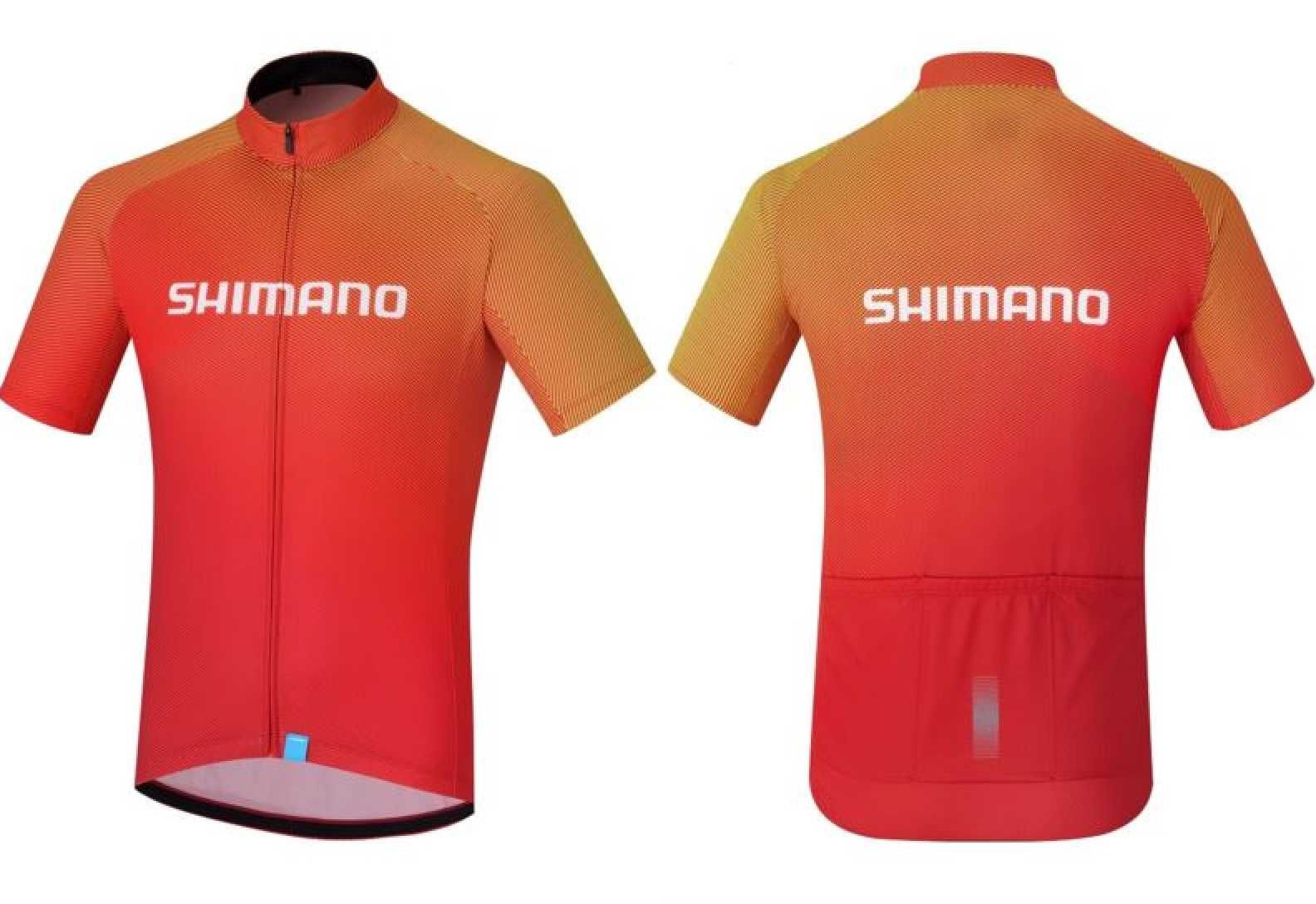 Shimano Team Jersey nowa koszulka rowerowa pomarańczowa M