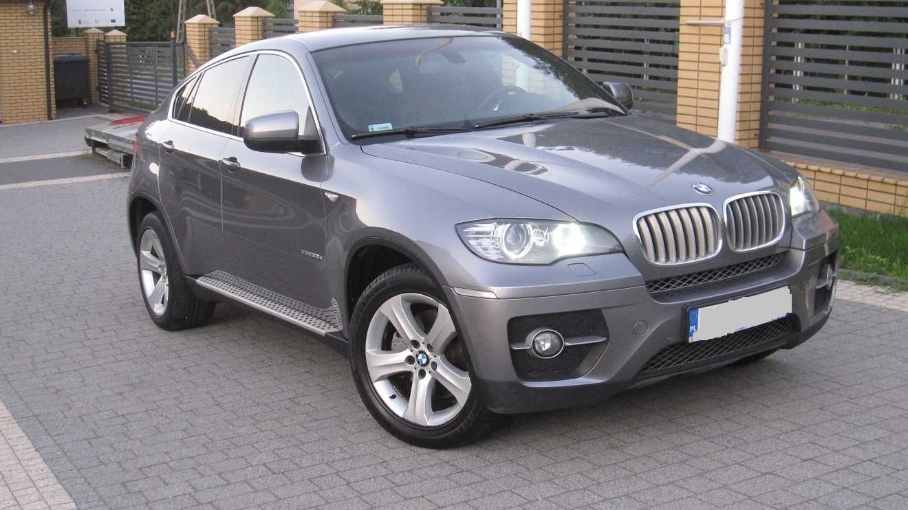 BMW X6 4x4 285KM automat 3,0 DIESEL SKÓRA / WYNAJEM OC sprawcy