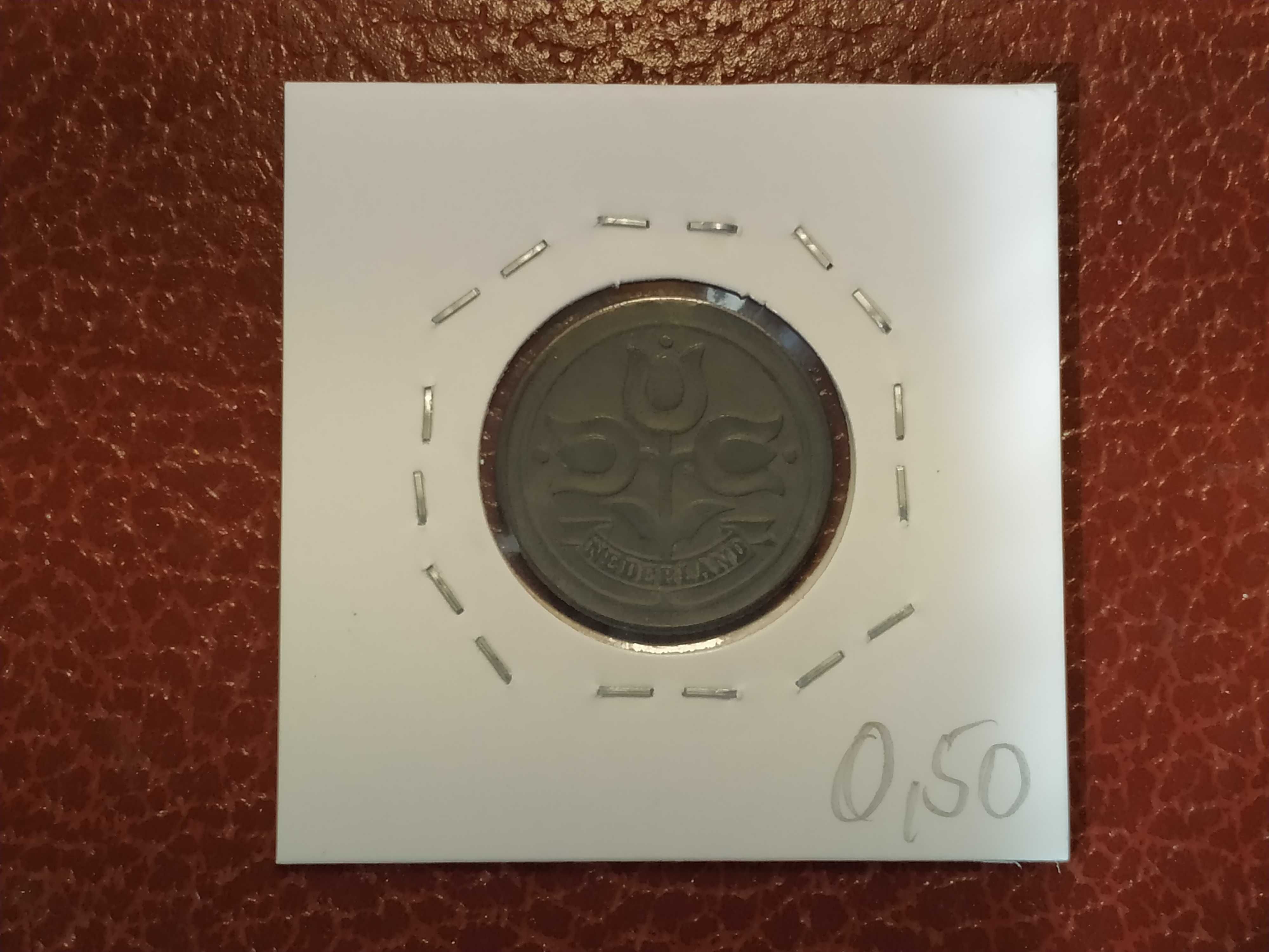 Holanda - moeda em zinco de 10 cents de 1942 (plantas)