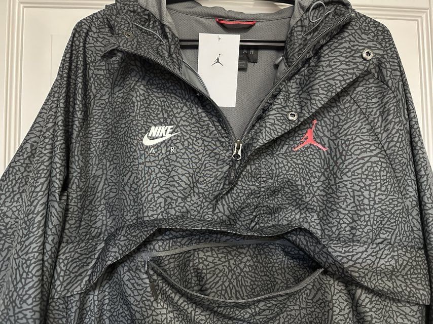 Ветровка Nike Air Jordan Mens Anorak Windbreaker Wings 1988 Cement