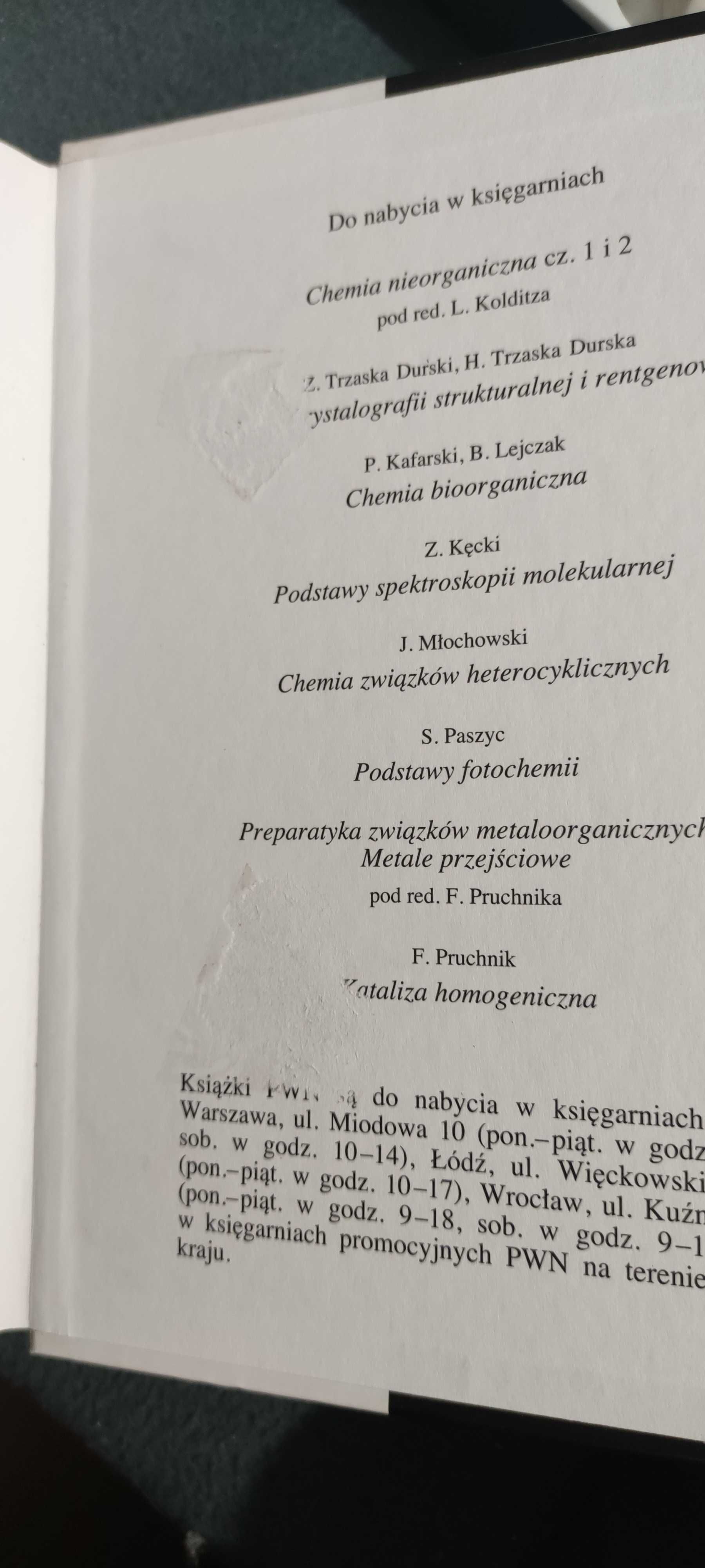 Chemia nieorganiczna podstawy A. Cotton, Geofrey Wilkinson, P. Gaus