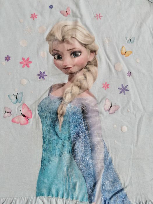 Sukienka h&m dziewczęca rozmiar 122 128 Disney Elsa