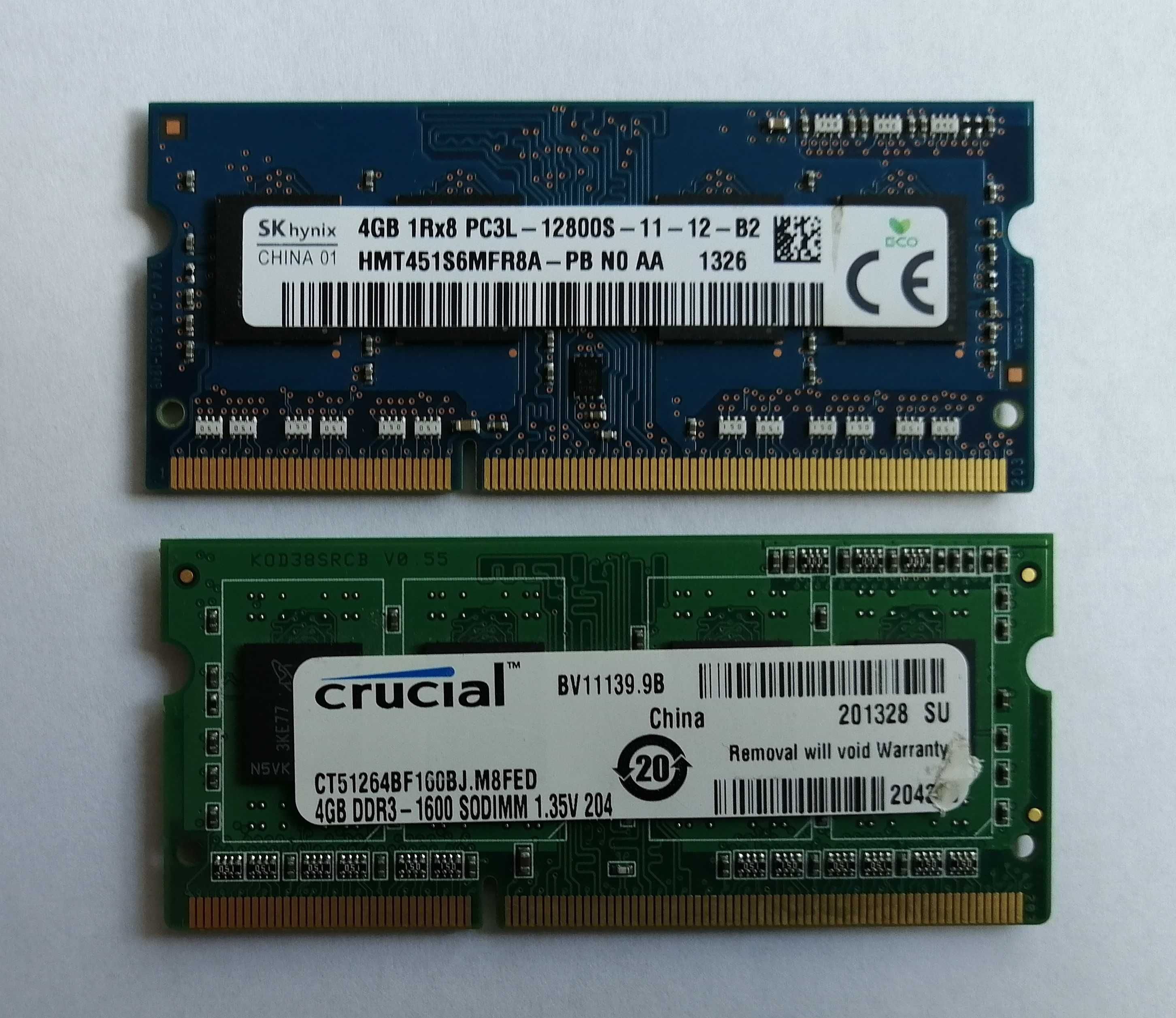 Pamięć RAM 2x 4 GB (Laptop)