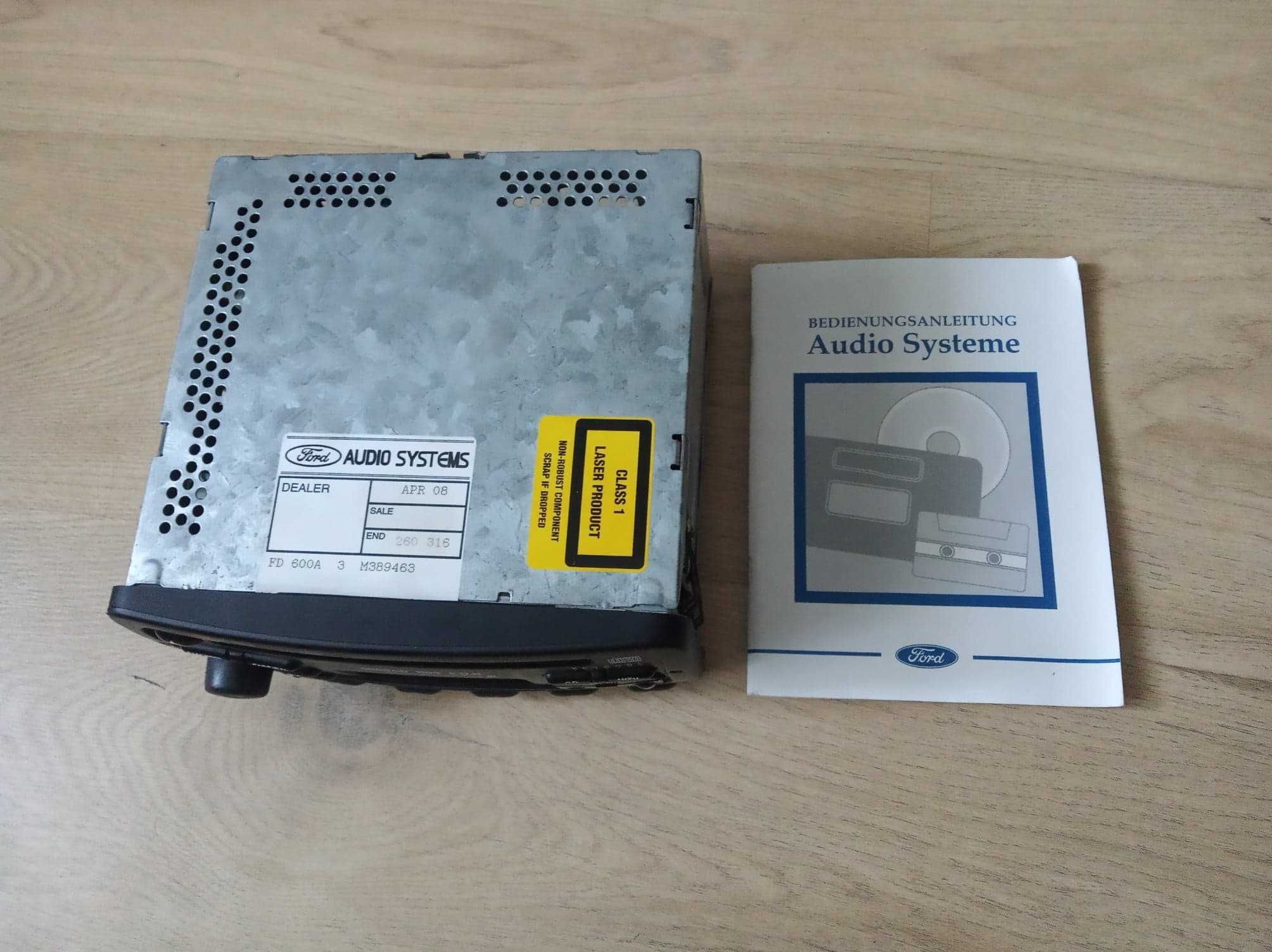 Radio do Ford MONDEO MK3 /FIESTA / COUGAR/ PUMA oryginalne z kodem